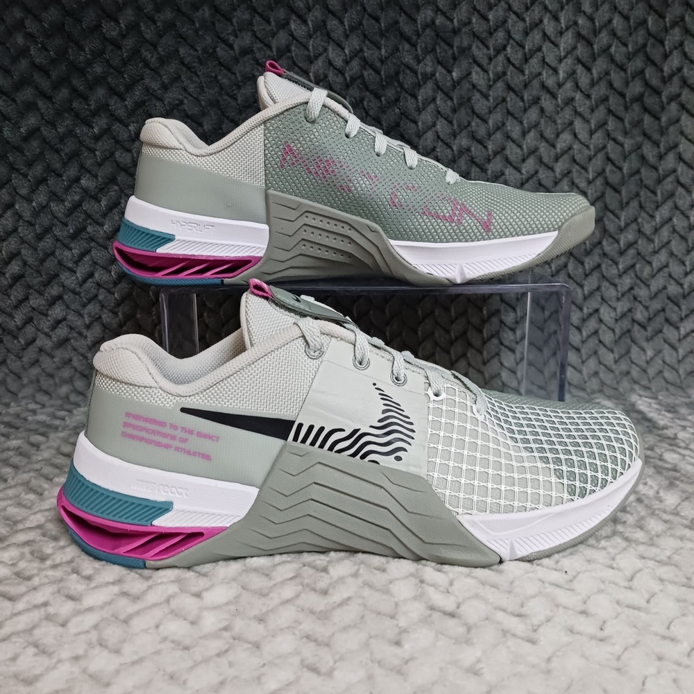 Nike Metcon 8 Mica Green Fuchsia Women's Workout Cross Training Shoes Size 7